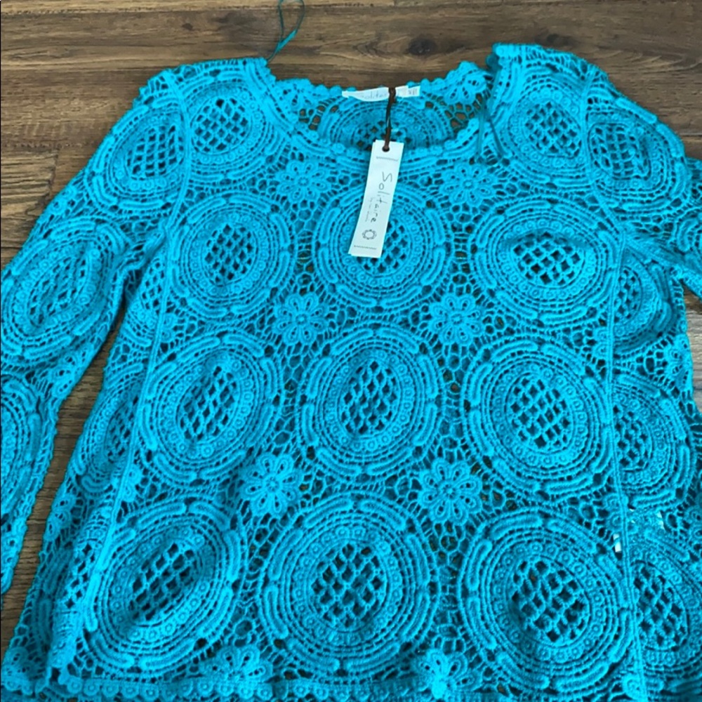 Solitaire by Ravi khosla. Lace top!